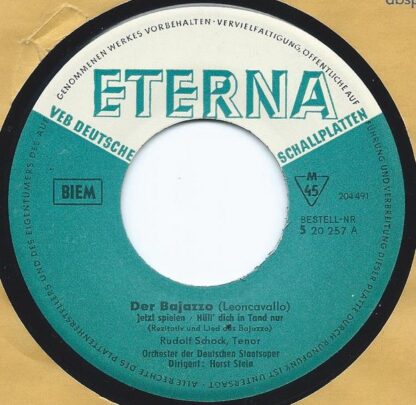 Eterna 5 20 257 - Ruggiero Leoncavallo - Der Bajazzo - Image 3