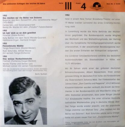 Polydor E 76 544 - Various - Die Schönsten Schlager Der Letzten - Image 2