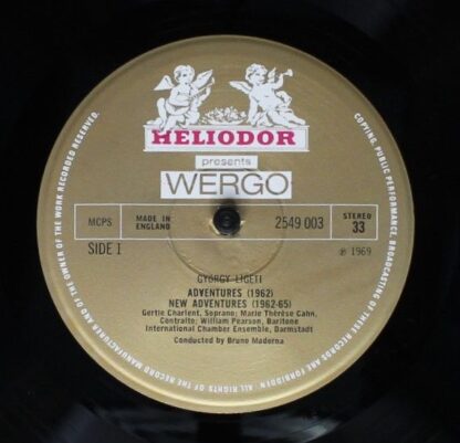 HELIODOR 2549 003 - György Ligeti - Aventures / Nouvelles Aventu - Image 3