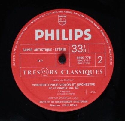 Philips 6500 775 - Ludwig van Beethoven, Arthur Grumiaux, Sir Co - Image 6