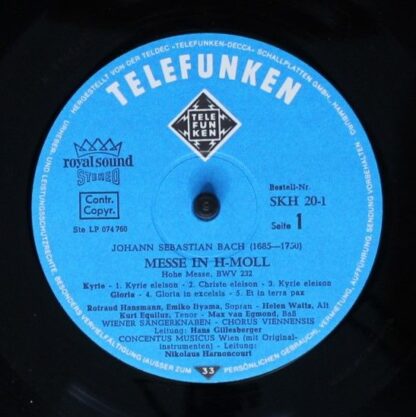 Telefunken 6.35019 FK - Johann Sebastian Bach, Nikolaus Harnonco - Image 7