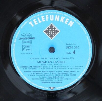 Telefunken 6.35019 FK - Johann Sebastian Bach, Nikolaus Harnonco - Image 10