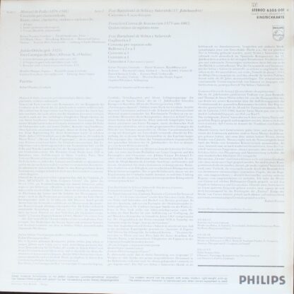 Philips 6505 001 - Manuel De Falla, Rafael Puyana - Harpsichord - Image 2