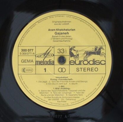Eurodisc 300 080-435 - Aram Khatchaturian - Gayaneh -  Ballet In - Image 5