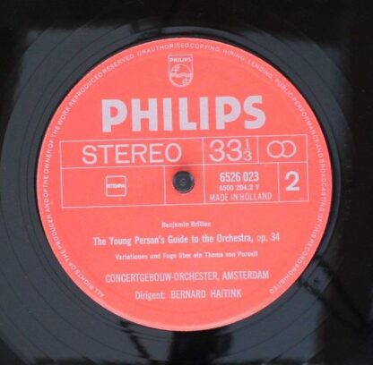 Philips 6526 023 - Sergei Prokofiev, Benjamin Britten, Hermann P - Image 6