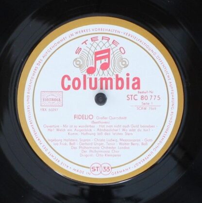 Columbia 80 775 - Ludwig van Beethoven, Christa Ludwig, Jon Vick - Image 3
