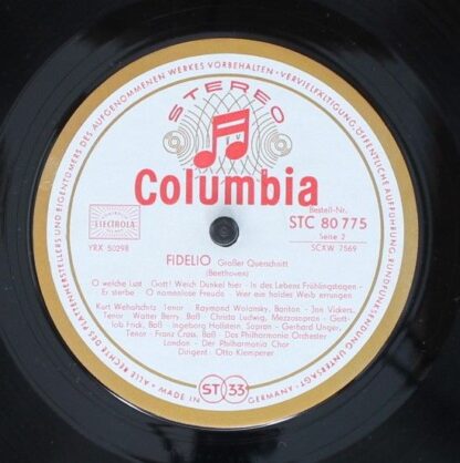 Columbia 80 775 - Ludwig van Beethoven, Christa Ludwig, Jon Vick - Image 4