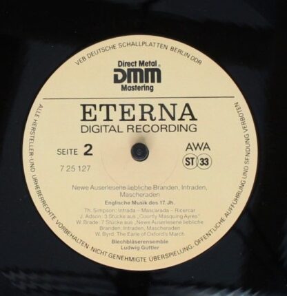 Eterna 7 25 127 - Blechbläserensemble Ludwig Güttler - Newe Ause - Image 4