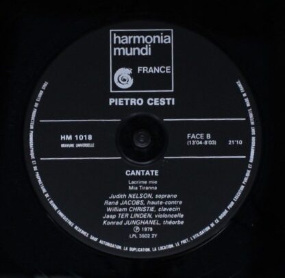 harmonia mundi France HM 1018 - Antonio Cesti, Judith Nelson, Re - Image 6