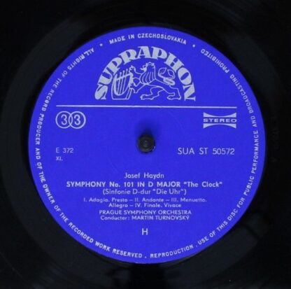 Supraphon SUA ST 50572 - Joseph Haydn, The Prague Symphony Orche - Image 6
