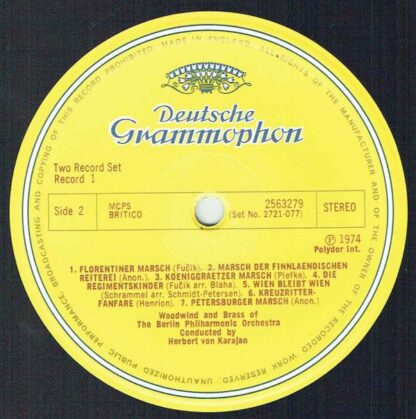 Deutsche Grammophon 2721 077 - Herbert von Karajan, Blasorcheste - Image 4