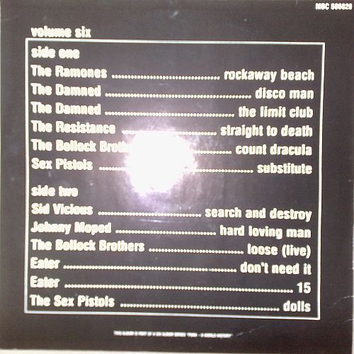 MBC Records MBC 506020 - Various - Punk - A World History - Volu - Image 2