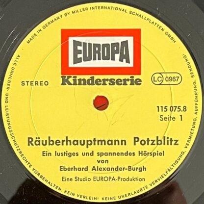Europa E 2068 - Eberhard Alexander-Burgh - Räuberhauptmann Potzb - Image 3