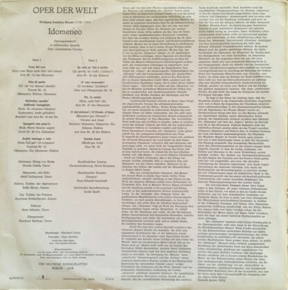 Eterna 8 26 292 - Wolfgang Amadeus Mozart, Nicolai Gedda, Anneli - Image 2