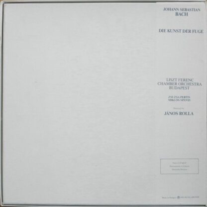 Hungaroton SLPD 12810-11 - Johann Sebastian Bach, Liszt Ferenc C - Image 2