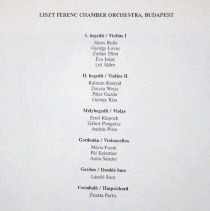 Hungaroton SLPD 12810-11 - Johann Sebastian Bach, Liszt Ferenc C - Image 9