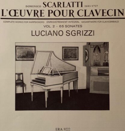 Erato ERA 9222 - Domenico Scarlatti, Luciano Sgrizzi - 65 Sonate - Image 2