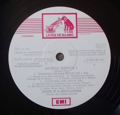 La Voz De Su Amo 1 J-063-20.114 - Studio Der Frühen Musik - Músi - Image 5