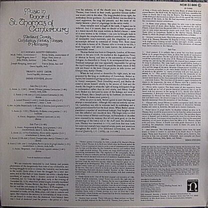 Nonesuch Records NON 32 809 (C) - Accademia Monteverdiana, Trini - Image 2