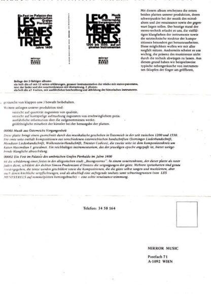 Mirror Music (2) 00003 - Les Menestrels - Einladung Zum Tanz = I - Image 22