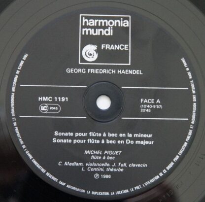 harmonia mundi France HMC 1190.91 - Georg Friedrich Händel, Mich - Image 6