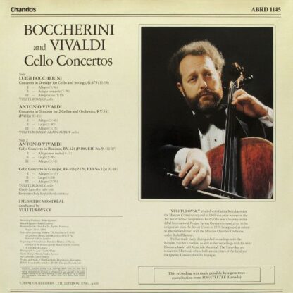 Chandos ABRD 1145 - Luigi Boccherini, Antonio Vivaldi, Yuli Turo - Image 4