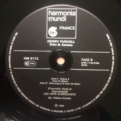 Harmonia Mundi HMC 5173 - Henry Purcell, Guillemette Laurens, Ji - Image 4