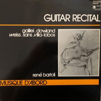 harmonia mundi France HMA 55928 - René Bartoli - Guitar Récital