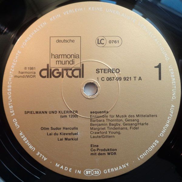 deutsche harmonia mundi Digital 1C 067-99 921 - Sequentia (2) - - Image 4