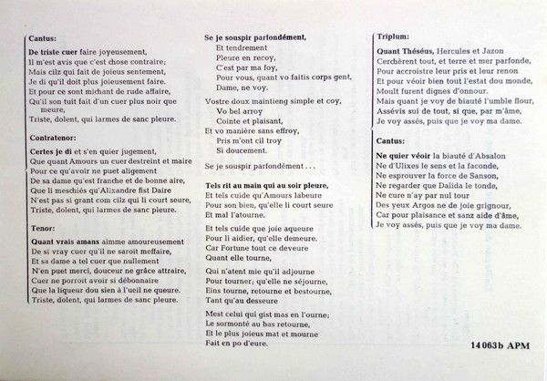 Archiv Produktion 14063 APM - Guillaume De Machaut, Pro Musica A - Image 6