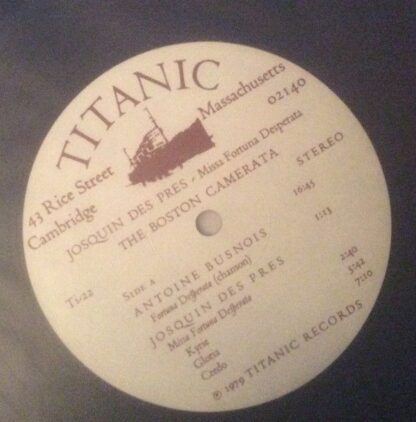 Titanic (2) Ti-22 - Boston Camerata, Joel Cohen (3), Josquin Des - Image 4