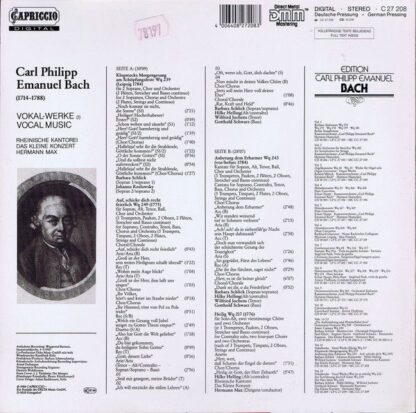 Capriccio C 27 208 - Carl Philipp Emanuel Bach, Barbara Schlick, - Image 2