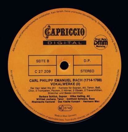 Capriccio C 27 208 - Carl Philipp Emanuel Bach, Barbara Schlick, - Image 5