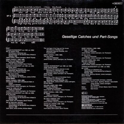 Deutsche Harmonia Mundi 1C 065-99 611 - Pro Cantione Antiqua - A - Image 4
