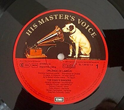 His Master's Voice EL 7 49157 1 - The King's Singers, Roland de - Image 4
