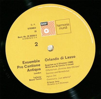 BASF 25 20356-0 - Roland de Lassus, Pro Cantione Antiqua, Bruno - Image 6