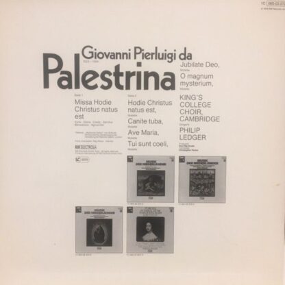 His Master's Voice 1C 065-03 272 - Giovanni Pierluigi da Palestr - Image 2