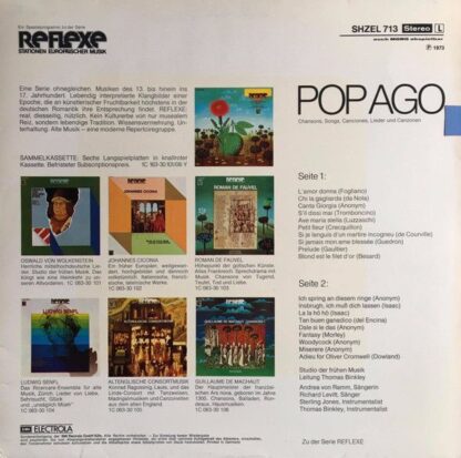 HÖR ZU SHZEL 713 - Studio Der Frühen Musik, Thomas Binkley - Pop - Image 2