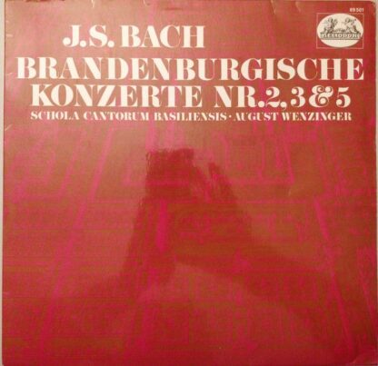 HELIODOR 89 501 - Johann Sebastian Bach, Schola Cantorum Basilie