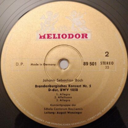 HELIODOR 89 501 - Johann Sebastian Bach, Schola Cantorum Basilie - Image 4