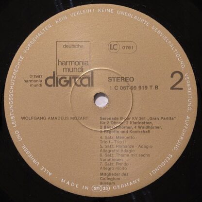 Deutsche Harmonia Mundi 1C 067-99 919 T - Wolfgang Amadeus Mozar - Image 4