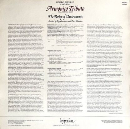 hyperion A66032 - Georg Muffat, The Parley Of Instruments, Roy G - Image 2