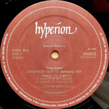 hyperion A66032 - Georg Muffat, The Parley Of Instruments, Roy G - Image 4