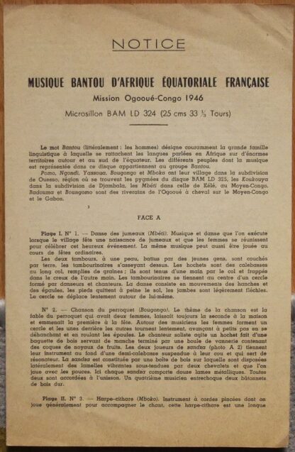 BAM LD 324 - Bantu (6), Gilbert Rouget - Musique Bantou D'Afriqu - Image 5