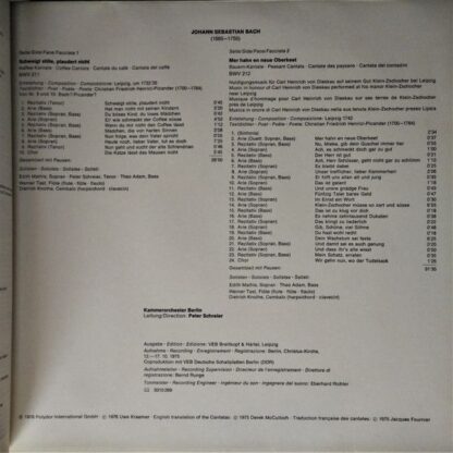 Archiv Produktion 2533 269 - Johann Sebastian Bach, Edith Mathis - Image 7