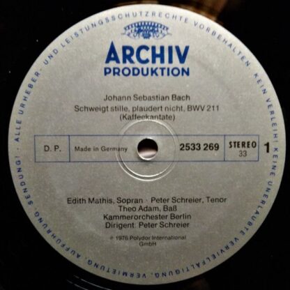 Archiv Produktion 2533 269 - Johann Sebastian Bach, Edith Mathis - Image 9