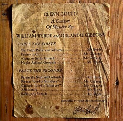 CBS S 72988 - Glenn Gould, William Byrd, Orlando Gibbons - A Con