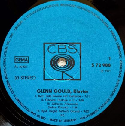 CBS S 72988 - Glenn Gould, William Byrd, Orlando Gibbons - A Con - Image 3