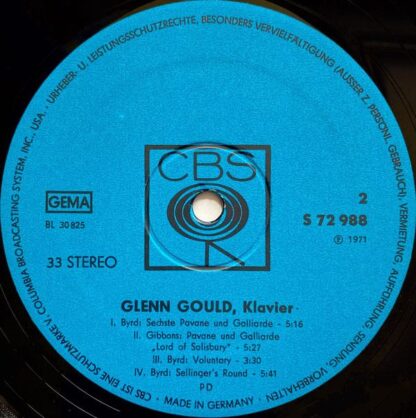CBS S 72988 - Glenn Gould, William Byrd, Orlando Gibbons - A Con - Image 4