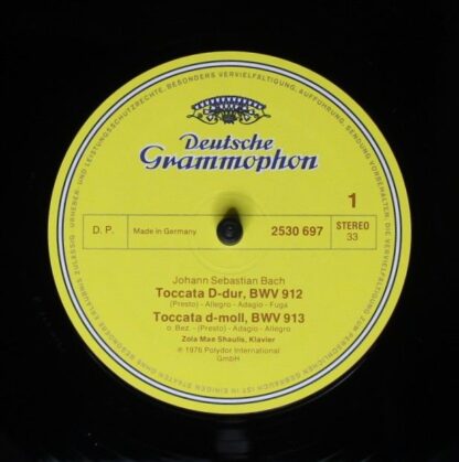Deutsche Grammophon 2530 697 - Zola Shaulis, Johann Sebastian Ba - Image 3